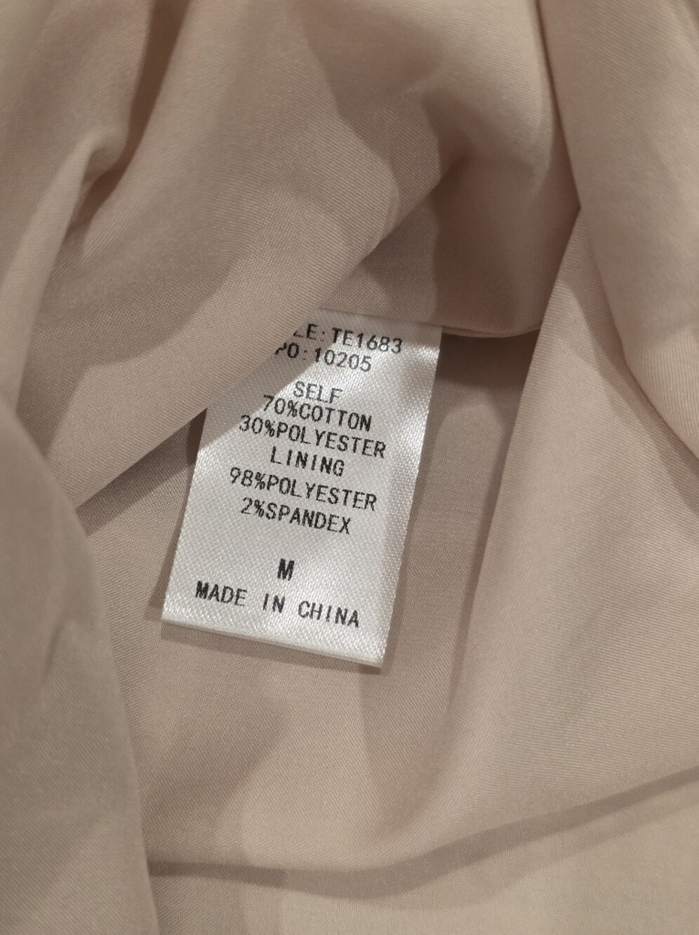 Gigio USA Eyelet Collared Beige Midi Dress NWT - Picture 9 of 13